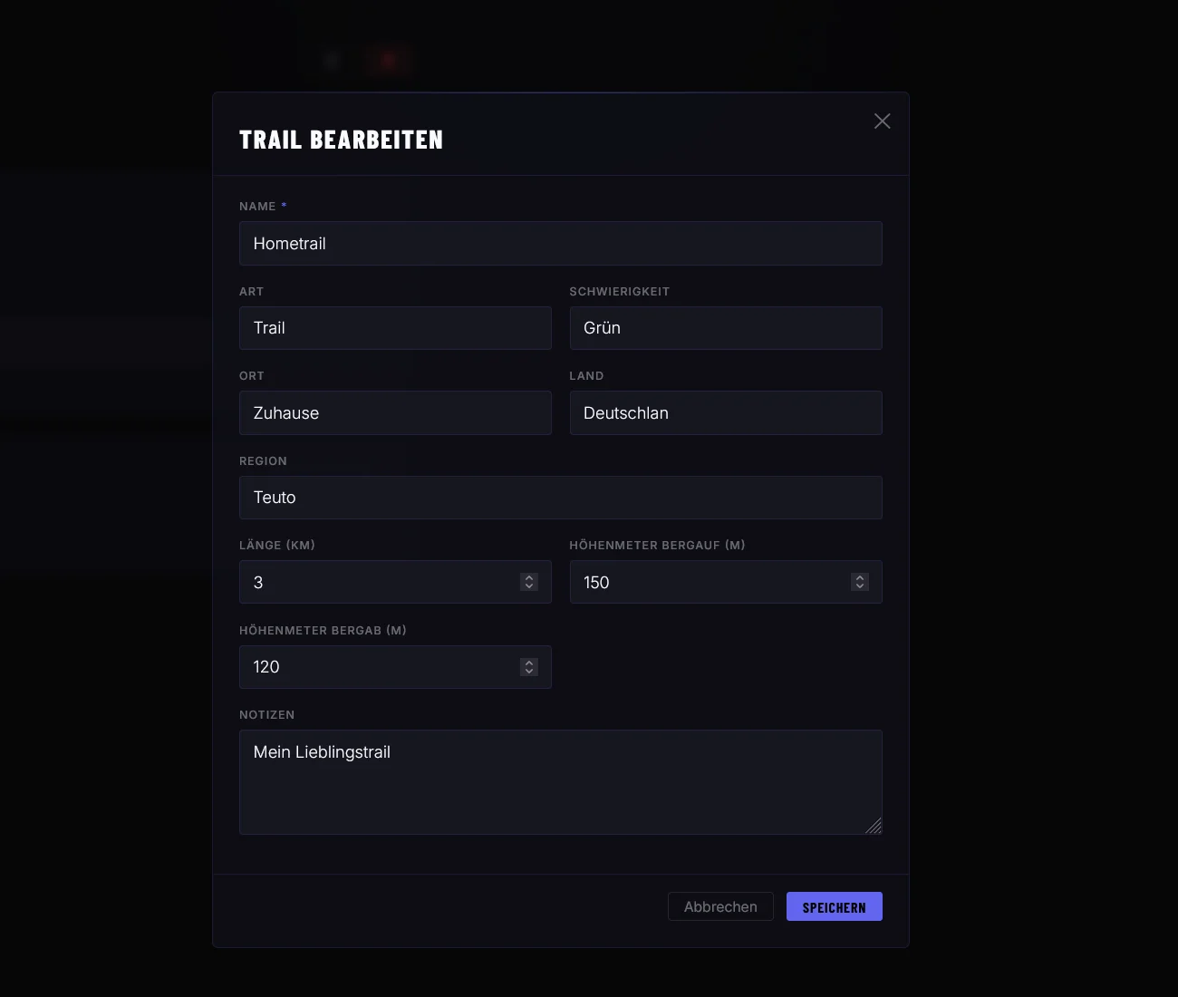 Rytracks App – Reifendruck-Einstellungen und Druckprofile